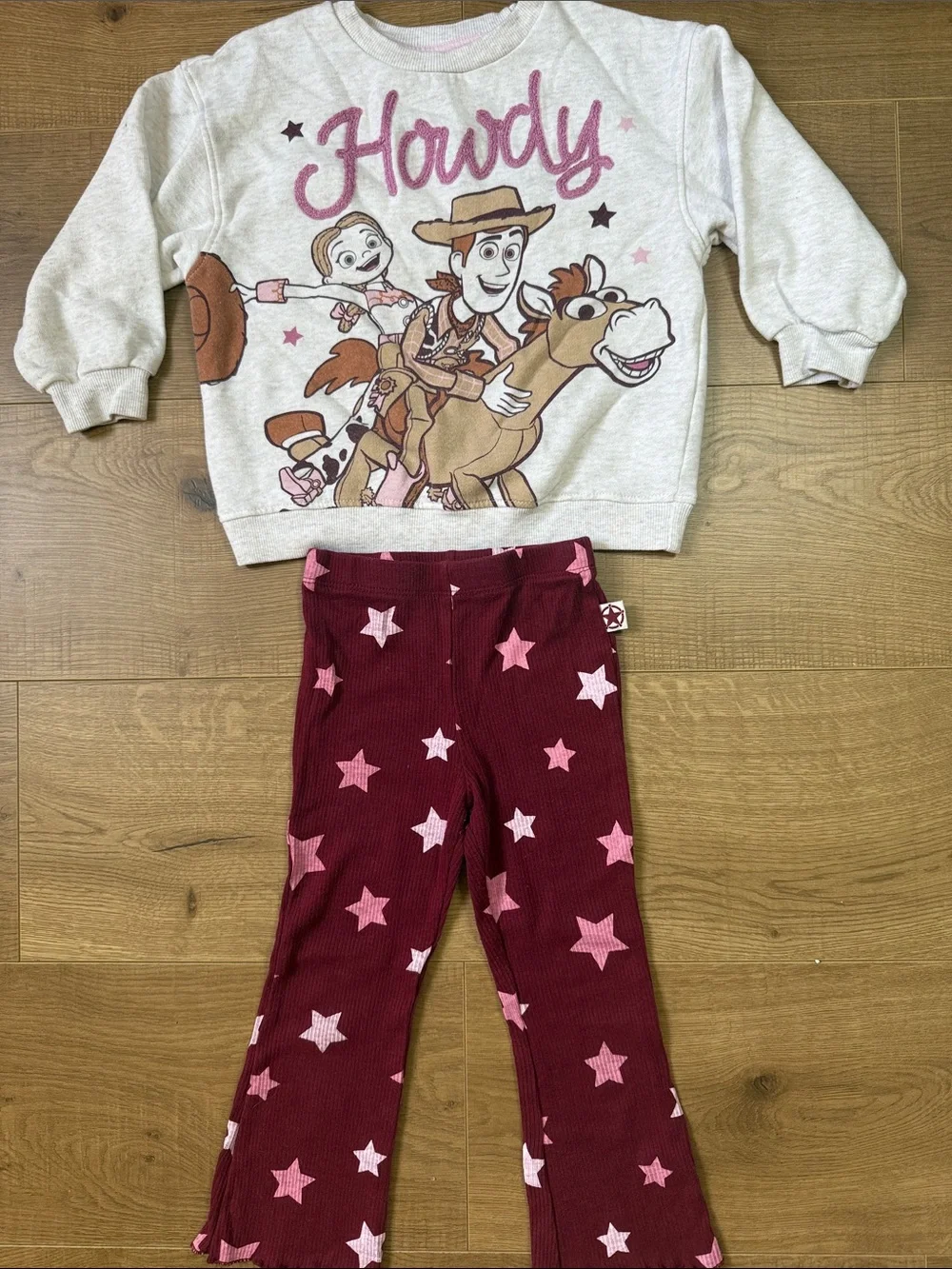 Howdy Toy Story Girls Sweatshirt & Star Leggings Set